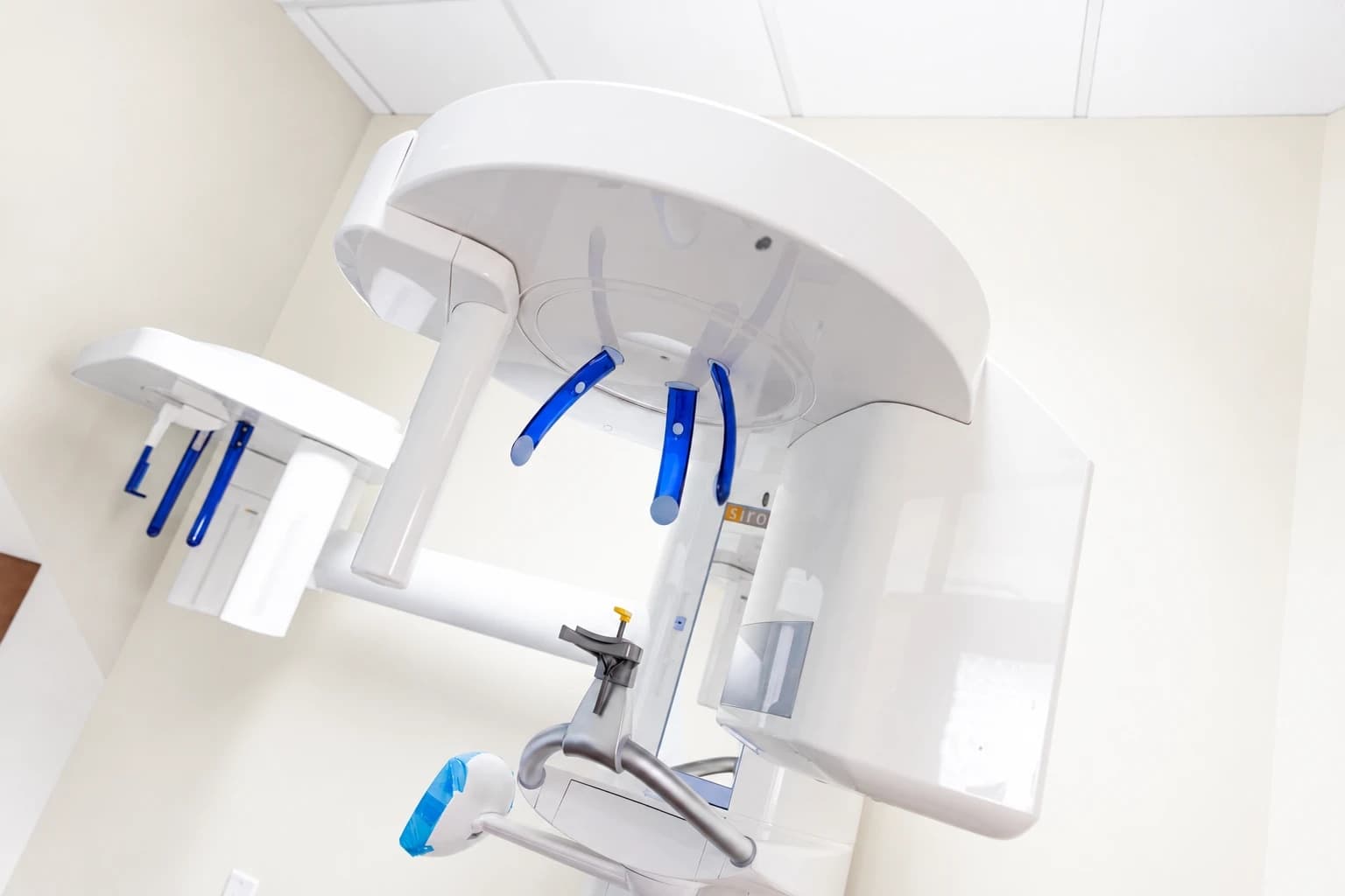 A close-up of the X-ray unit